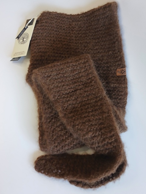 Sophy-hood / alpaca i jedwab