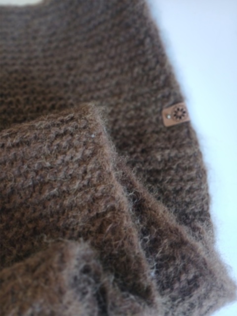 Sophy-hood / alpaca i jedwab