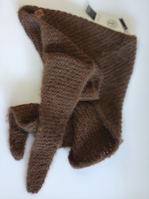Sophy-hood / alpaca i jedwab