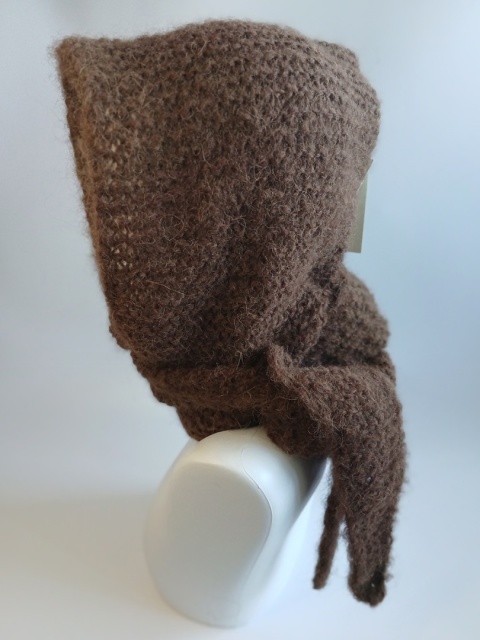 Sophy-hood / alpaca i jedwab