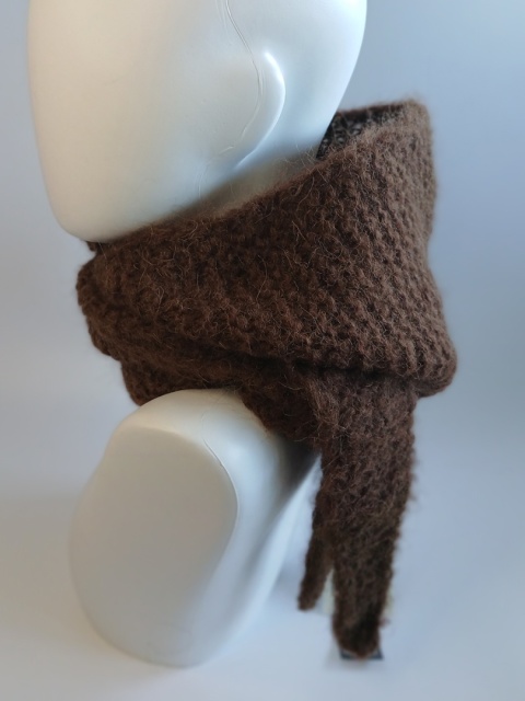 Sophy-hood / alpaca i jedwab